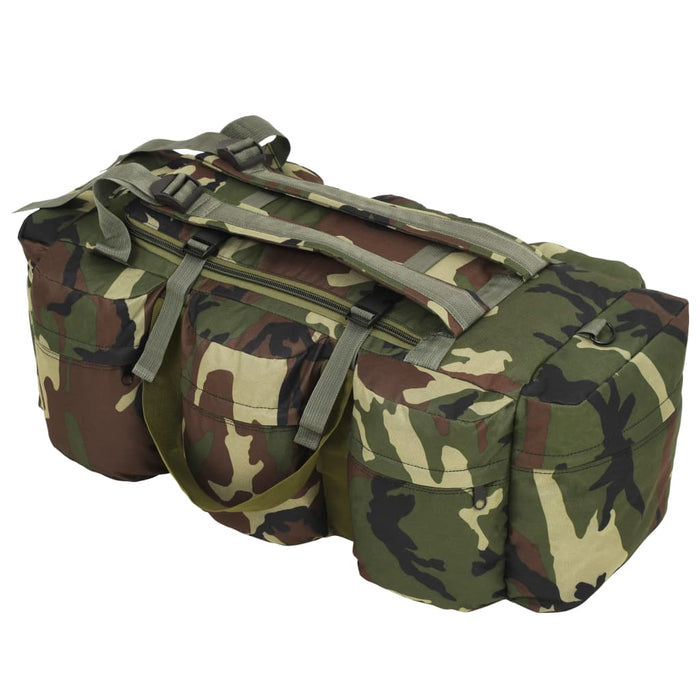 Plunjezak 3-in-1 legerstijl 90 L camouflage