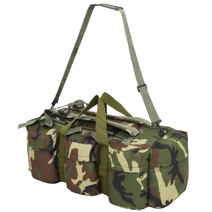 Plunjezak 3-in-1 legerstijl 90 L camouflage