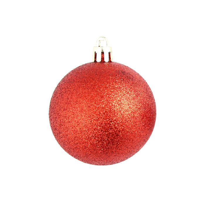 100-delige Kerstballenset 3/4/6 cm rood