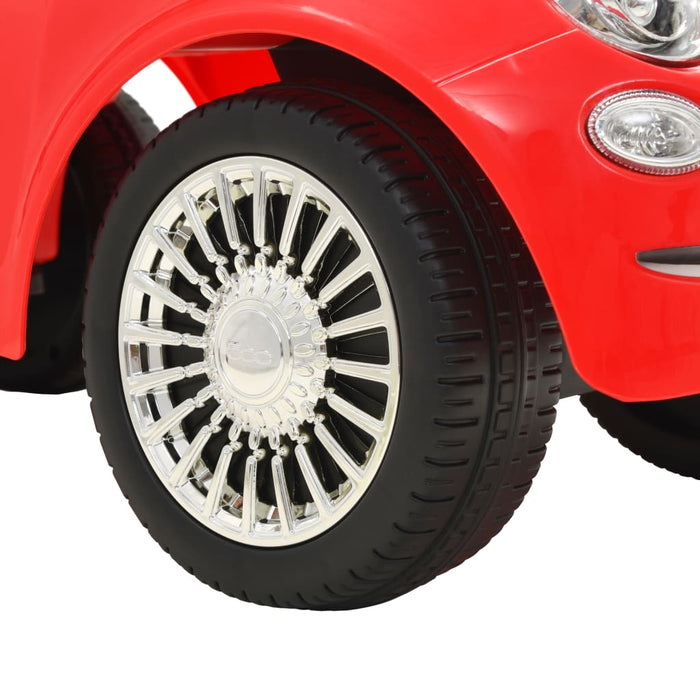 Loopauto Fiat 500 rood