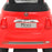 Loopauto Fiat 500 rood