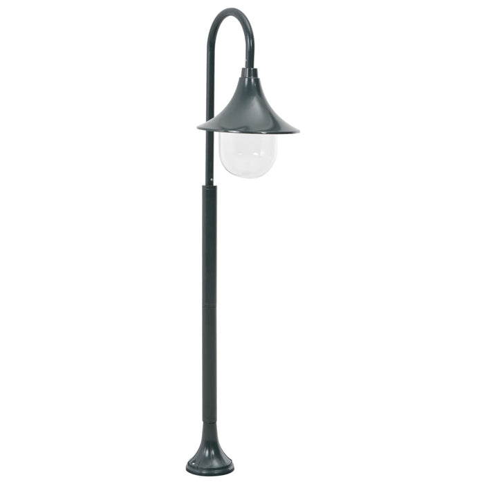 Paalverlichting tuin E27 120 cm aluminium donkergroen