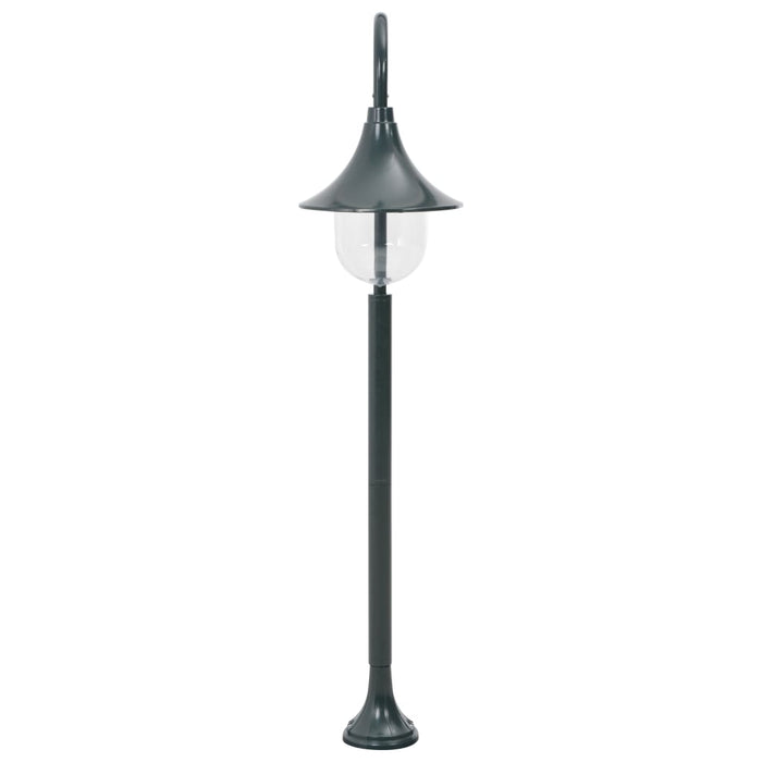 Paalverlichting tuin E27 120 cm aluminium donkergroen