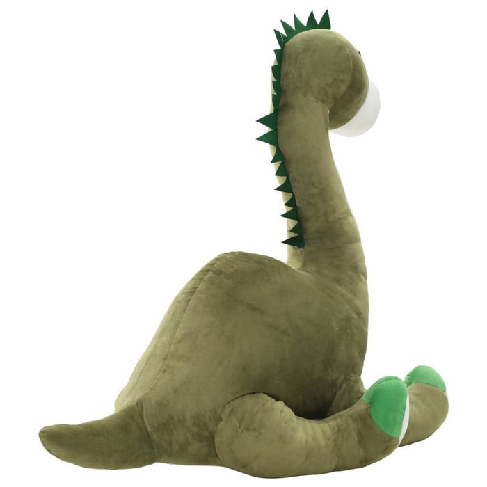 Knuffel dinosaurus brontosaurus pluche groen