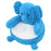 Knuffel olifant pluche blauw