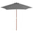 Parasol met houten paal 270 cm antraciet