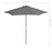 Parasol met houten paal 270 cm antraciet