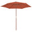 Parasol met houten paal 270 cm terracotta