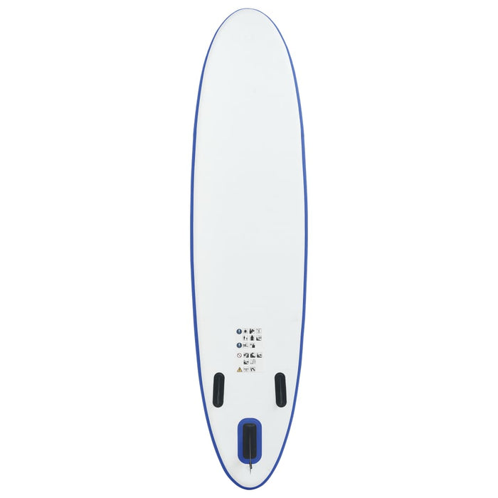 Stand-up paddleboard opblaasbaar blauw en wit