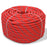 Boot touw 16 mm 250 m polypropyleen rood