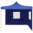 Vouwtent met 2 wanden 3x3 m blauw