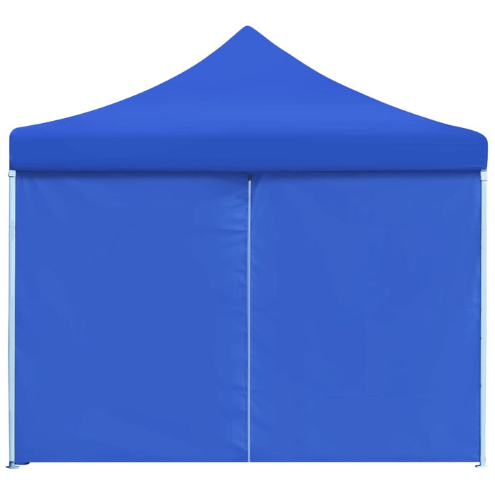 Vouwtent pop-up met 8 zijwanden 3x9 m blauw