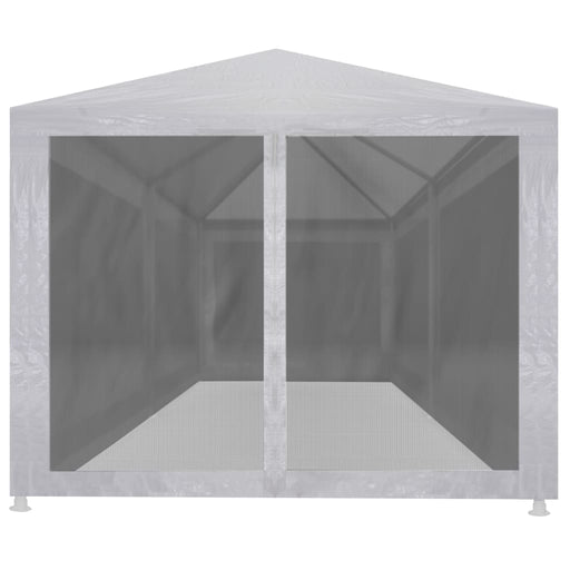 Partytent met 6 mesh zijwanden 6x3 m