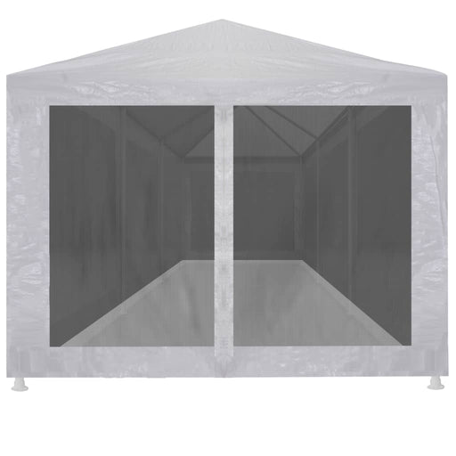 Partytent met 8 mesh zijwanden 9x3 m