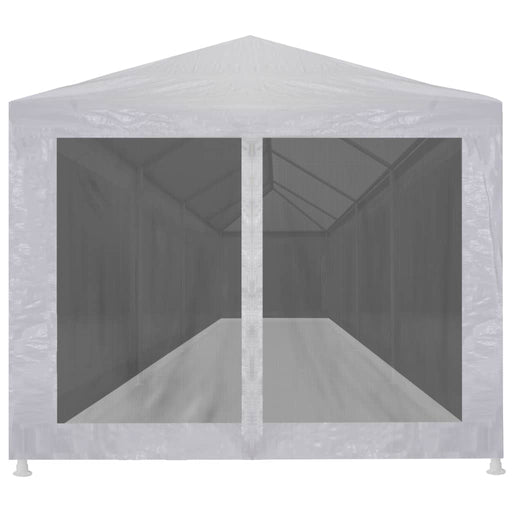 Partytent met 10 mesh zijwanden 12x3 m