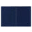 Tentwanden met ritssluiting PE blauw 2 st