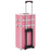 Make-up trolley aluminium roze