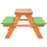 Kinderpicknicktafel met banken 89x79x50 cm massief vurenhout