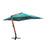 Zweefparasol Melia 300x400 cm groen