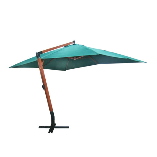 Zweefparasol Melia 300x400 cm groen