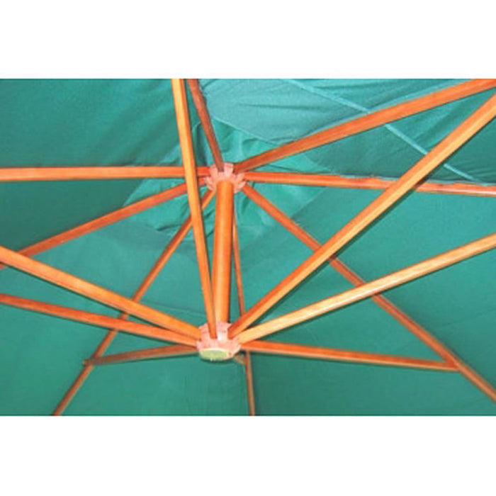 Zweefparasol Melia 300x400 cm groen