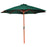 Parasol 258 cm groen