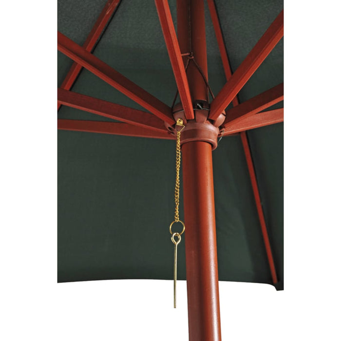 Parasol 258 cm groen