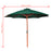 Parasol 258 cm groen