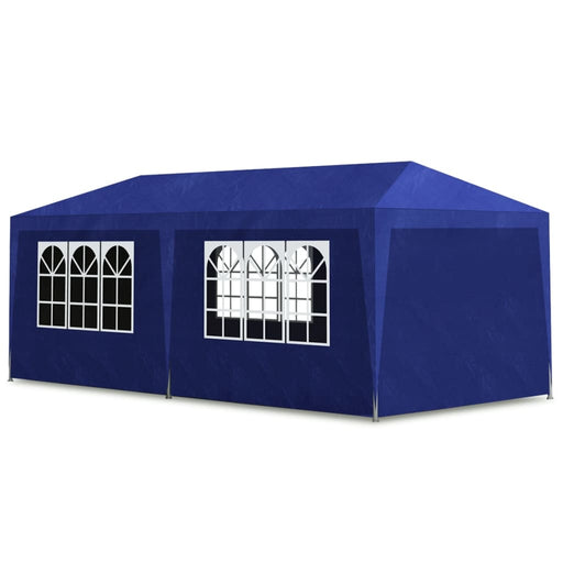 Partytent 3x6 m blauw