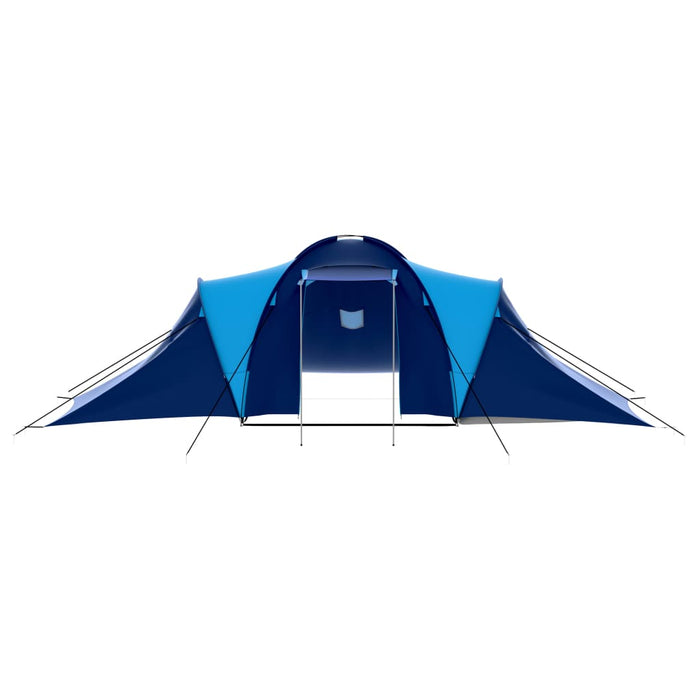 Tent 9-persoons polyester donkerblauw en blauw