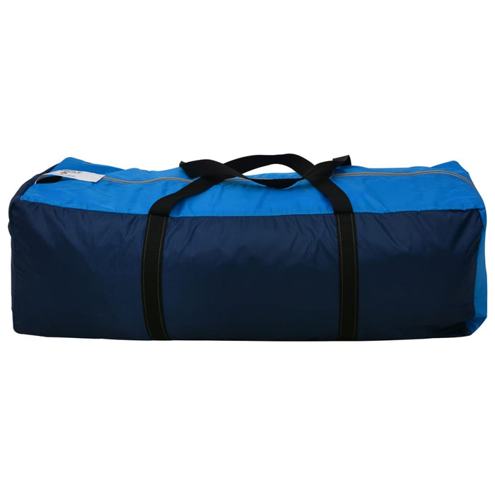 Tent 9-persoons polyester donkerblauw en blauw