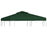 Vervangend tentdoek prieel 310 g/m² 3x3 m groen