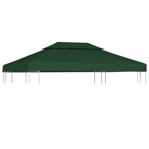 Vervangend tentdoek prieel 310 g/m² 3x4 m groen