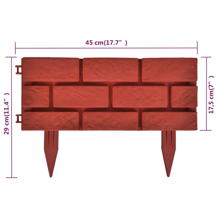 Tuinafscheiding met metselwerk-ontwerp (11-delig)