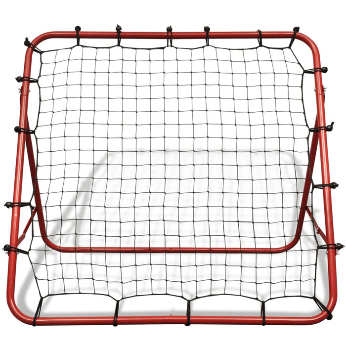 Voetbal kickback rebounder verstelbaar 100x100 cm