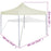 Partytent inklapbaar 3x3 m crème