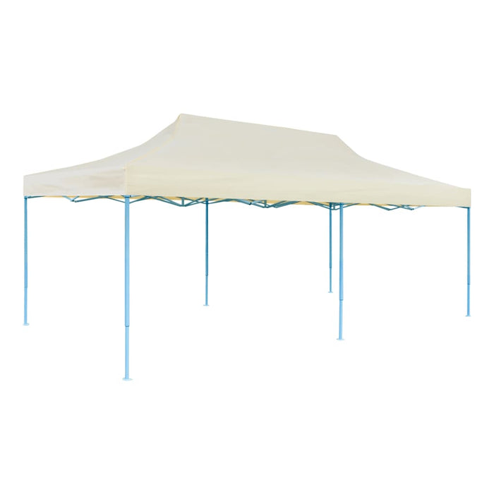 Partytent pop-up inklapbaar 3x6 m crème