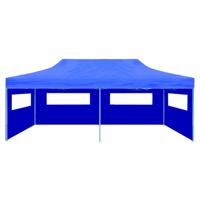 Partytent pop-up inklapbaar 3x6 m blauw