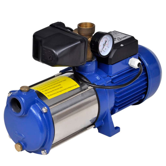 Jet pomp met waterpeil 1300 W 5100 L/u (Blauw)