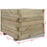 Plantenbak verhoogd vierkant 50x50x40 cm hout