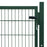 Poort dubbelstaafmat (enkel) 106x130 cm groen