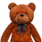 Teddybeer XXL 135 cm zacht pluche bruin