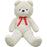 Teddybeer XXL 135 cm zacht pluche wit