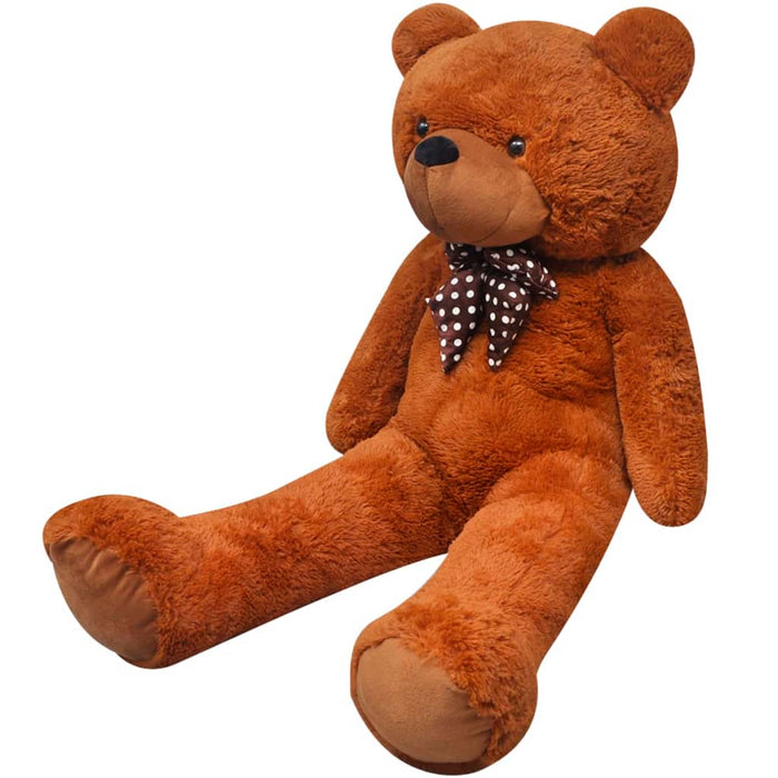 Teddybeer XXL 160 cm zacht pluche bruin