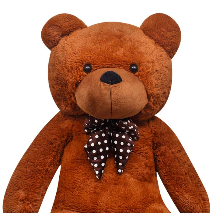 Teddybeer XXL 160 cm zacht pluche bruin
