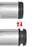 Tafelpoten in hoogte verstelbaar chroom 710 mm 4 st