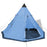 Tent 4-persoons blauw