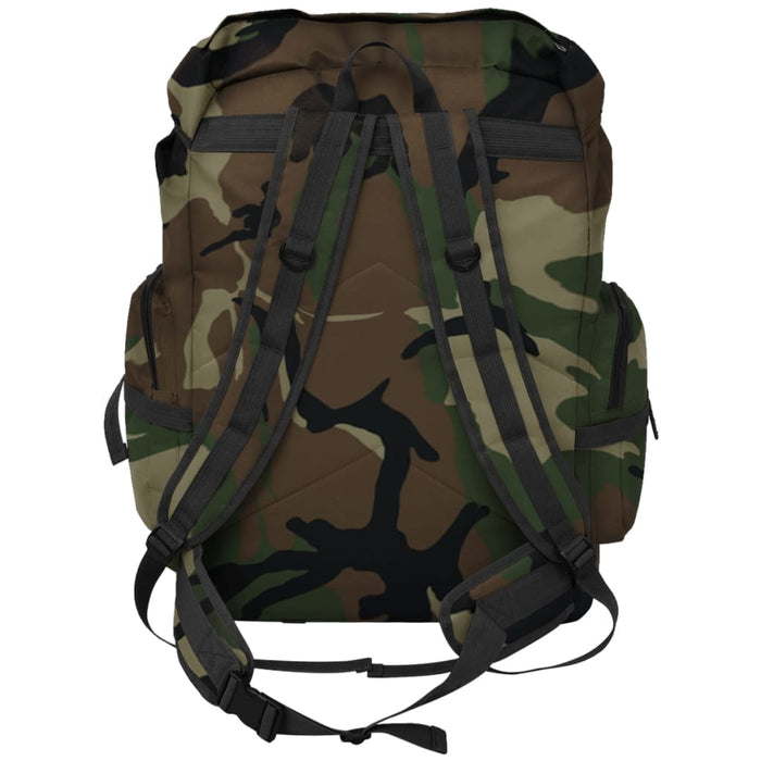 Rugzak legerstijl 65 L camouflage