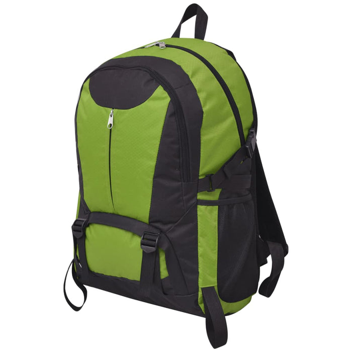 Hiking rugzak 40 L zwart en groen