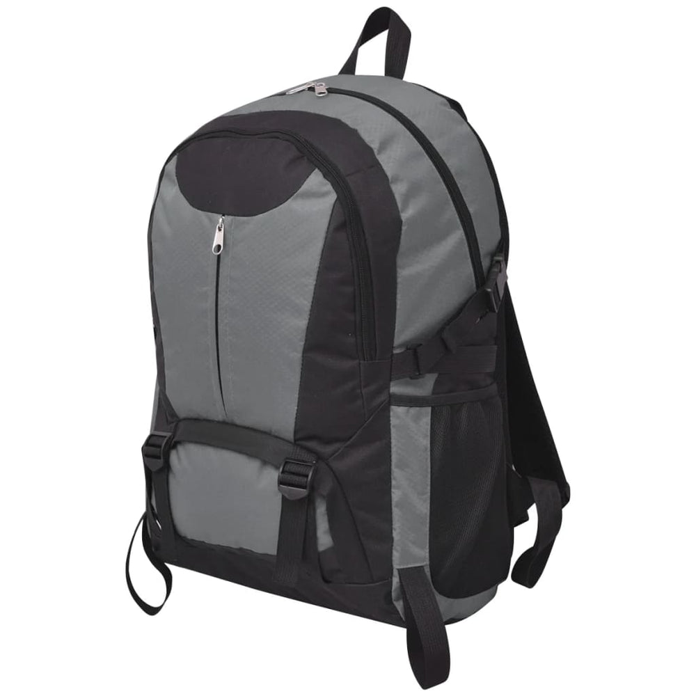 Hiking rugzak 40 L zwart en grijs